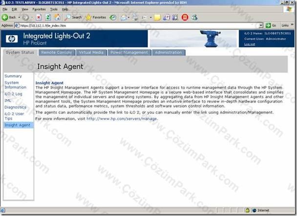 hp integrated lights-out 2 manual
