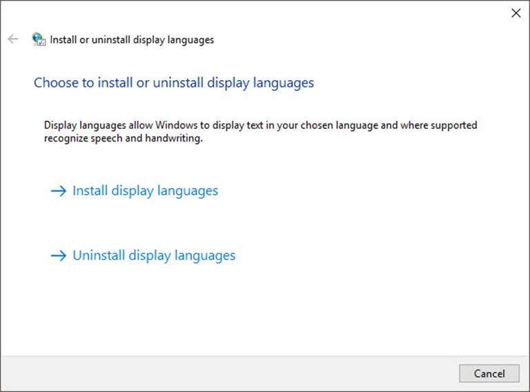 Дисплей язык. Windows 10 language Packs download.