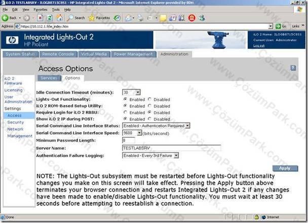 ilo 2 license key