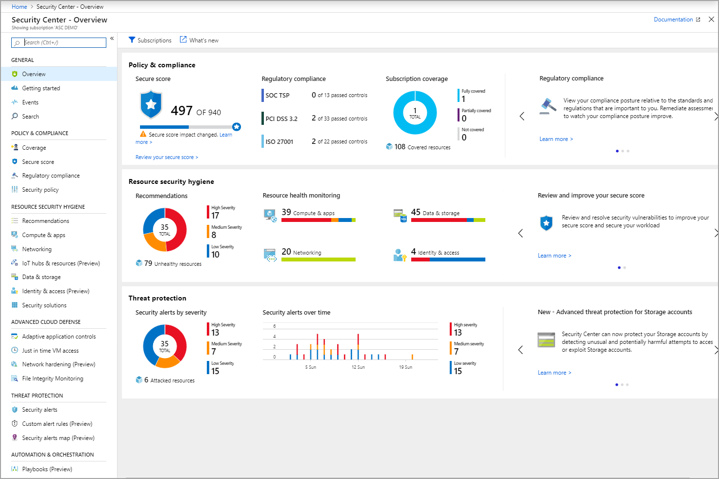 Azure Security Center üzerinde SQL için Yeni İyileştirme Önerileri Yayınlandı- Azure Security Center launched new SQL Recommendations