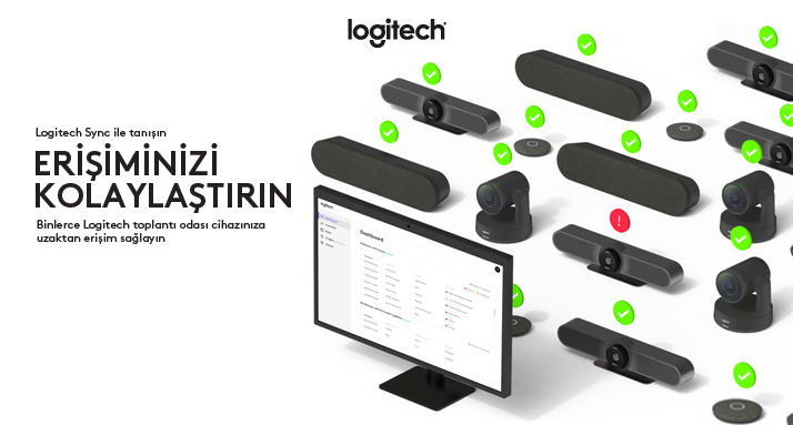 Logitech Akıllı Uygulama ve Yazılımlarıyla Video Konferans Çözümlerinde Büyük Pratiklikler Sağlıyor.