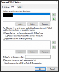 Hyper v не работает dns