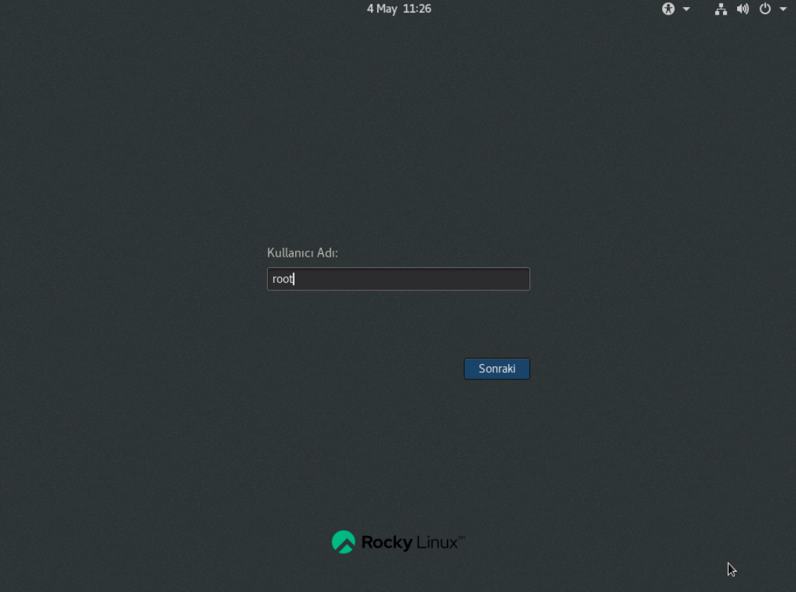 rocky linux screenshots