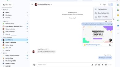 Google Chat, Teams ve Slack'e Benzer Şekilde Hızlı Sesli Görüşmeler İçin Huddles Özelliğini Ekliyor