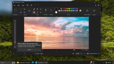 Paint’in Yapay Zeka Destekli Yeni Silme Aracı Tüm Kullanıcılara Açıldı