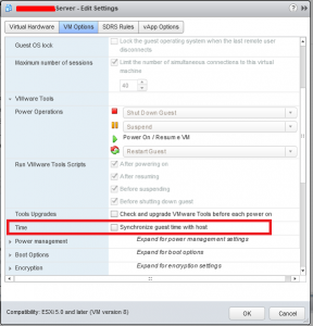 VM Host Time