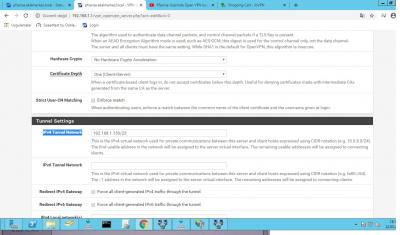 Pfsense OPEN VPN