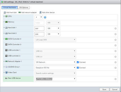 vmware usb hata