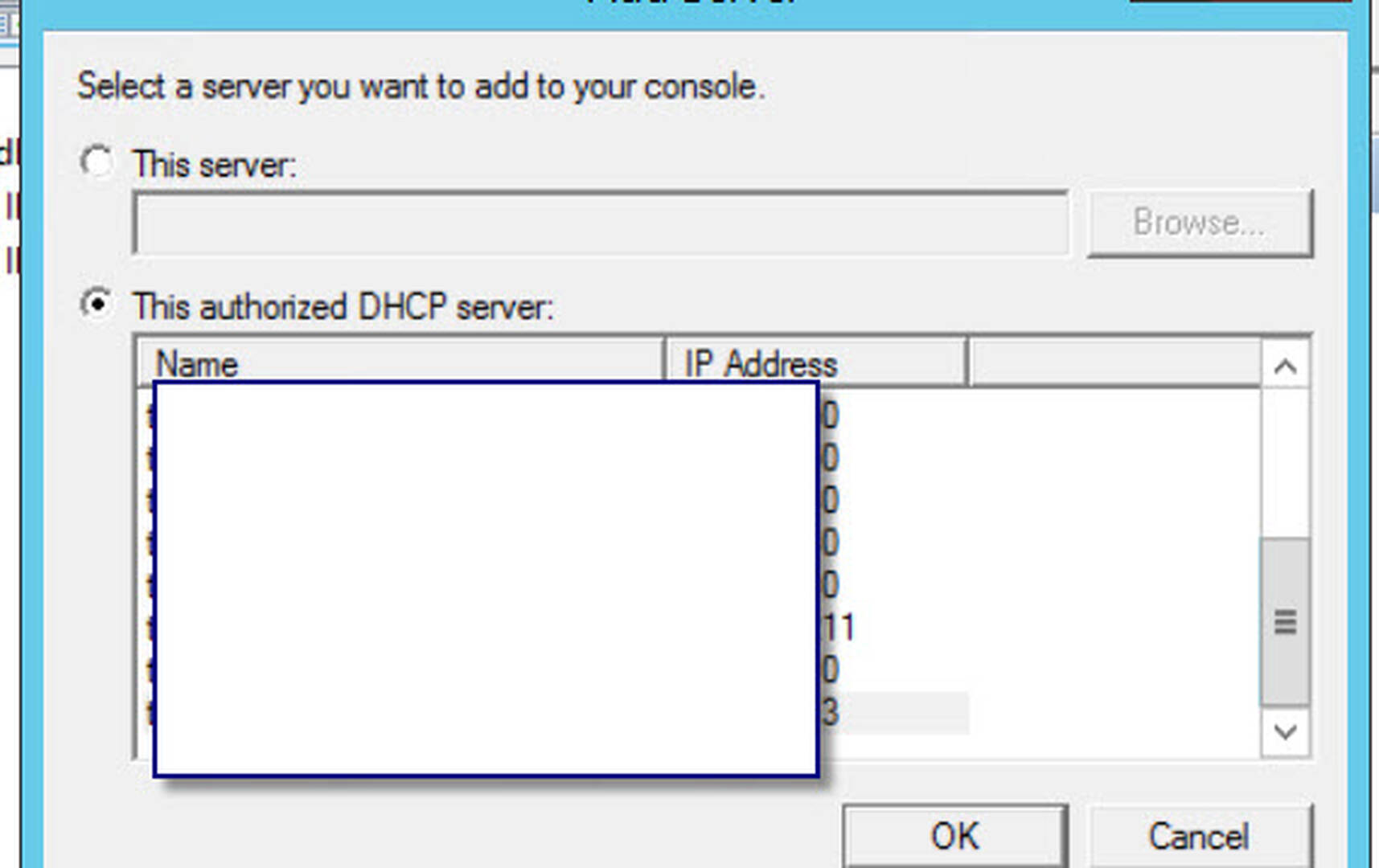 Windows server dhcp несколько областей